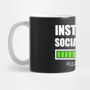 Installing Social Skills... Please Wait Mug